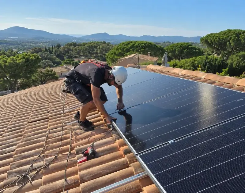 Installateur panneaux solaires Abeilhan — pose photovoltaïque sur toiture
