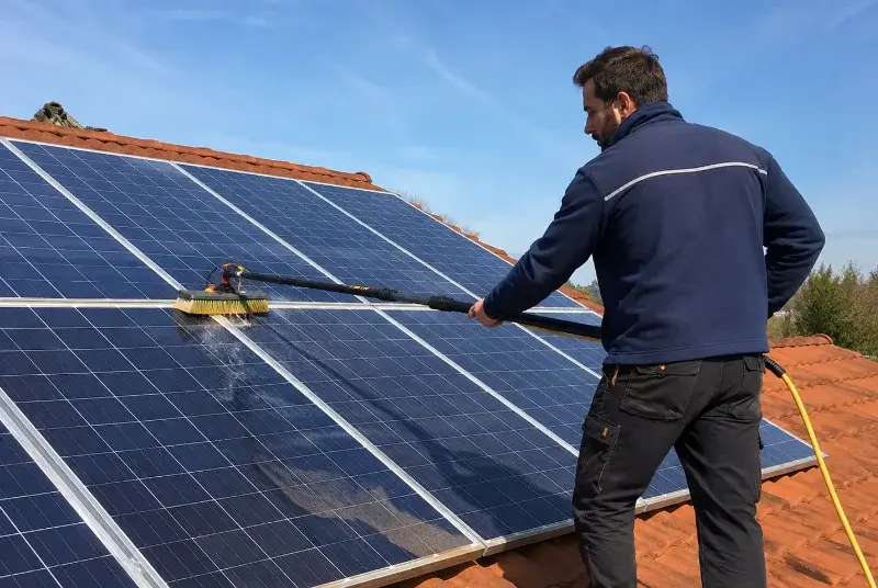 Nettoyage et entretien de panneaux solaires à Abeilhan